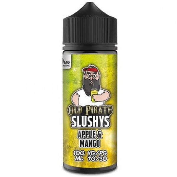 Slushys - Apple & Mango by Old Pirate 100ML E Liquid, 70VG Vape, 0MG Juice, Shortfill