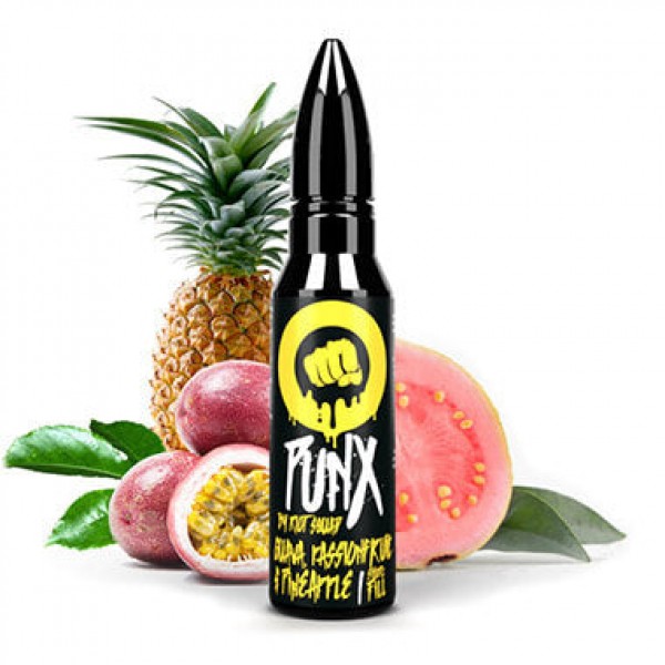 Guava Passionfruit Pineapple by Riot Squad Punx 50ML E Liquid 70VG Vape 0MG Juice