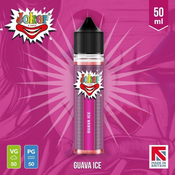 Guava Ice By Joker E-Juice 50ML E Liquid 50VG Vape 0MG Juice