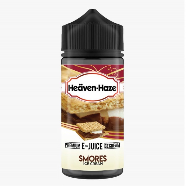 Smores Ice Cream By Heaven Haze 100ML E Liquid 70VG Vape 0MG Juice
