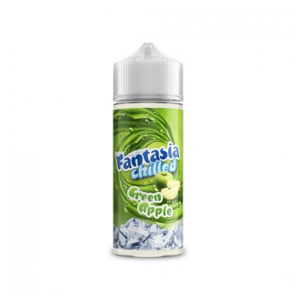 Green Apple By Fantasia Chilled 100ML E Liquid 70VG Vape 0MG Juice