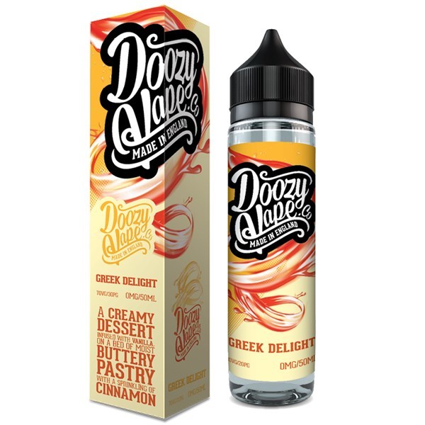 Greek Delight by Doozy Vape 0MG 50ML E-liquid. 70VG/30PG Vape Juice