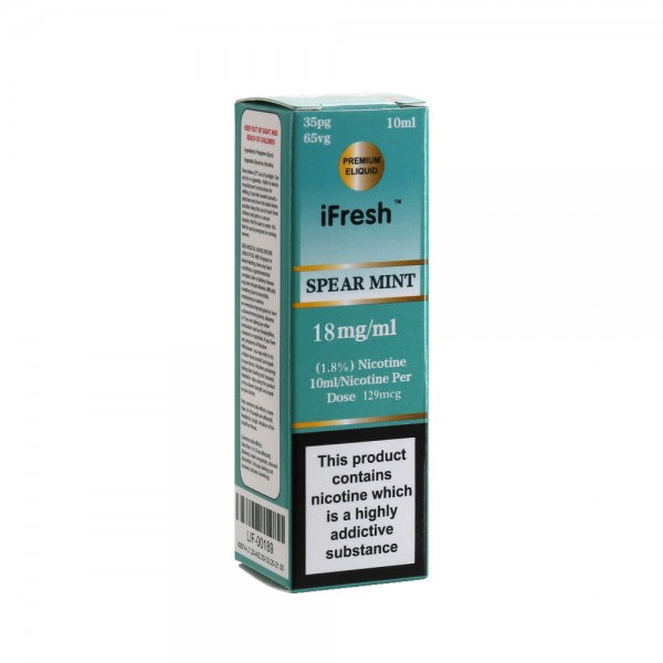 Spearmint - iFresh 10ML E-liquid Juice 65VG Vape Multibuy