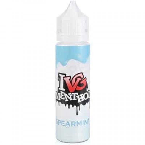 SPEARMINT MENTHOL ELIQUID BY I LOVE VG IVG MENTHOL 50ML SHORTFILL E LIQUID 70VG VAPE