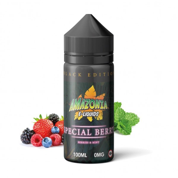 Special Berry By Amazonia Black Edition 100ML E Liquid 70VG Vape 0MG Juice