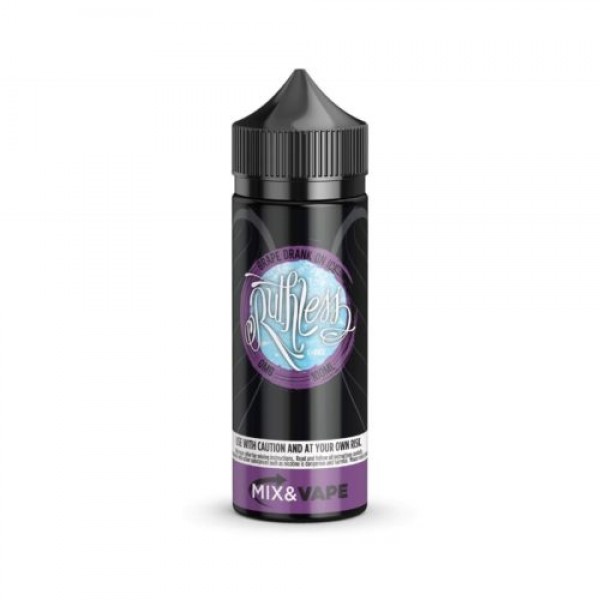 GRAPE DRANK ON ICE – RUTHLESS E-JUICE 100ML SHORTFILL E LIQUID 70VG VAPE