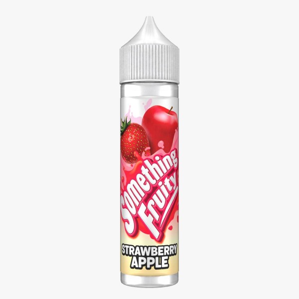 Strawberry Apple By Something Fruity 50ML E Liquid 0MG Vape 50VG Juice