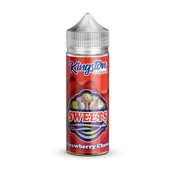 Strawberry Chew by Kingston 100ml New Bottle E Liquid 70VG Juice