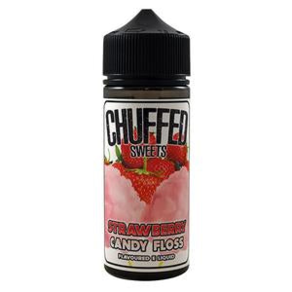 Strawberry Candy Floss - Sweets By Chuffed 100ML E Liquid 70VG Vape 0MG Juice