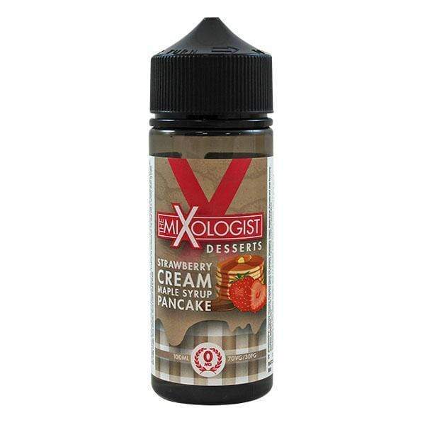 Strawberry Cream Maple Syrup Pancake by Mixologist, 100ML E Liquid, 70VG Vape, 0MG Juice