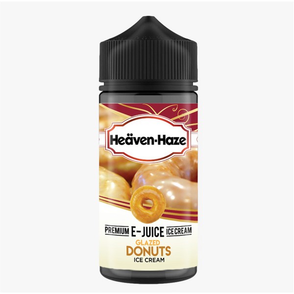 Glazed Donuts Ice Cream By Heaven Haze 100ML E Liquid 70VG Vape 0MG Juice