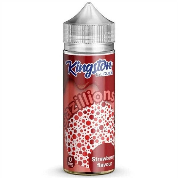 Strawberry Gazillions By Kingston 100ML E Liquid 70VG Vape 0MG Juice