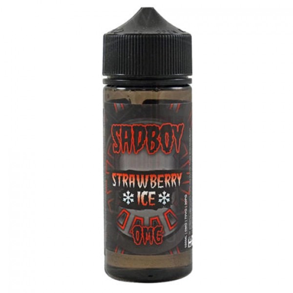 STRAWBERRY ICE BY SADBOY E-LIQUID 100ML SHORTFILL 75VG VAPE 0MG JUICE