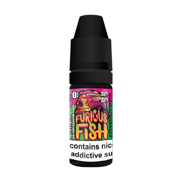 FURIOUS FISH 10ML TUTTI FRUTTI E LIQUID 50VG VAPE TPD COMPLIANT MULTIBUY