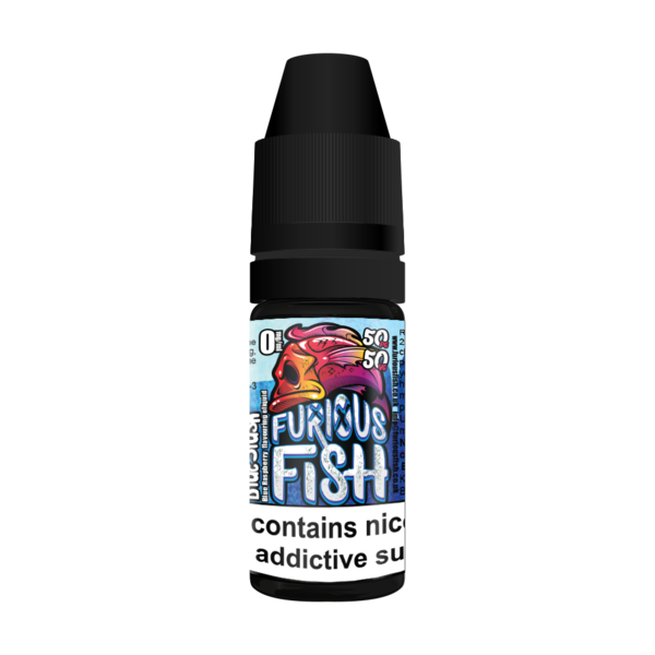 FURIOUS FISH 10ML BLUE SLUSH E LIQUID 50VG VAPE TPD COMPLIANT MULTIBUY