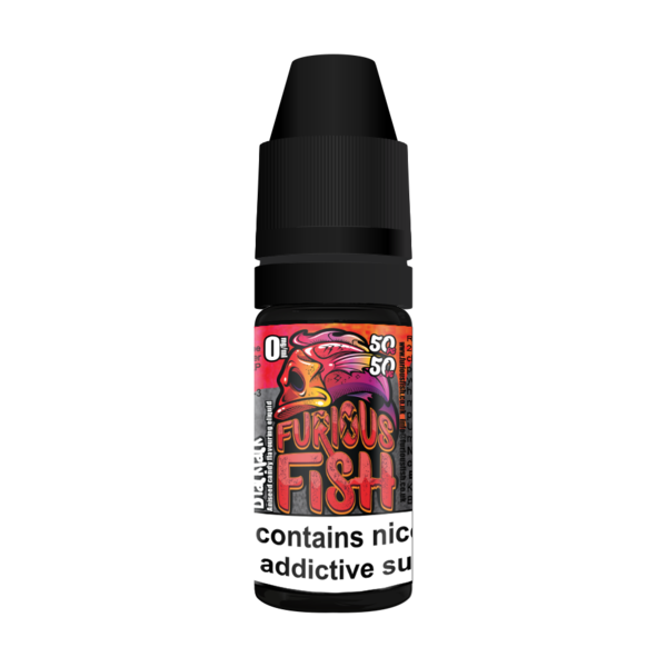 FURIOUS FISH 10ML BLACKJACK E LIQUID 50VG VAPE TPD COMPLIANT MULTIBUY