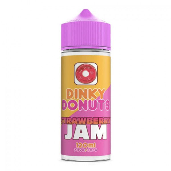 Strawberry Jam By Dinky Donuts 100ML E Liquid 70VG Vape 0MG Juice Shortfill