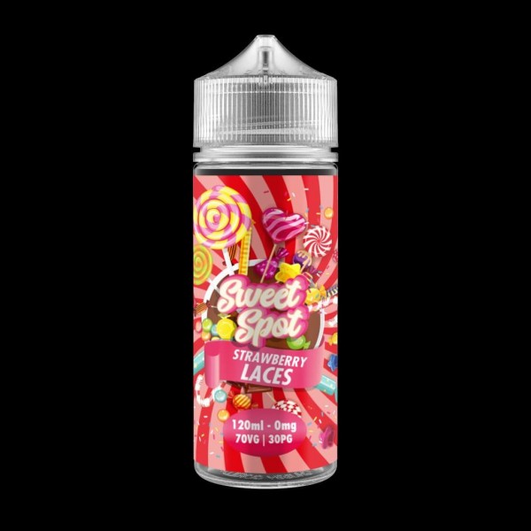 Strawberry Laces by Sweet Spot 0MG 100ML E-liquid. 70VG/30PG Vape Juice