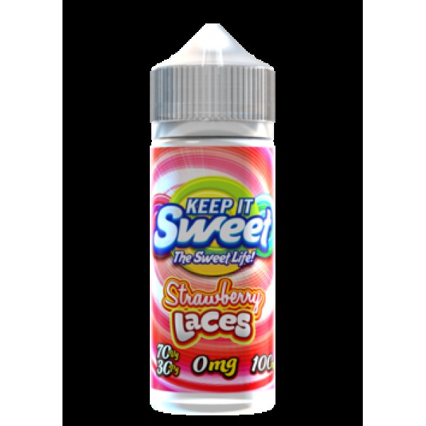 Strawberry Laces - Keep It Sweet 100ml E-liquid Juice 70VG Vape