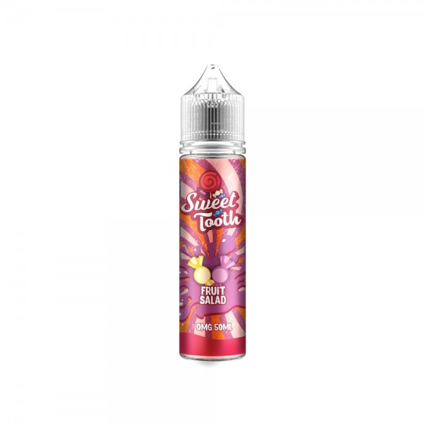 Fruit Salad by Sweet Tooth 50ML E Liquid, 70VG Vape, 0MG Juice