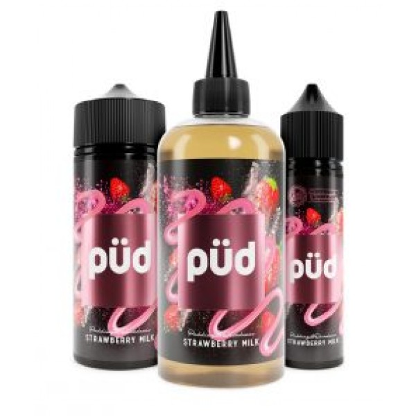 Strawberry Milk by Pud 50ml, 100ml, 200ml E Liquid Vape Juice 70vg 30pg - Joes Juice