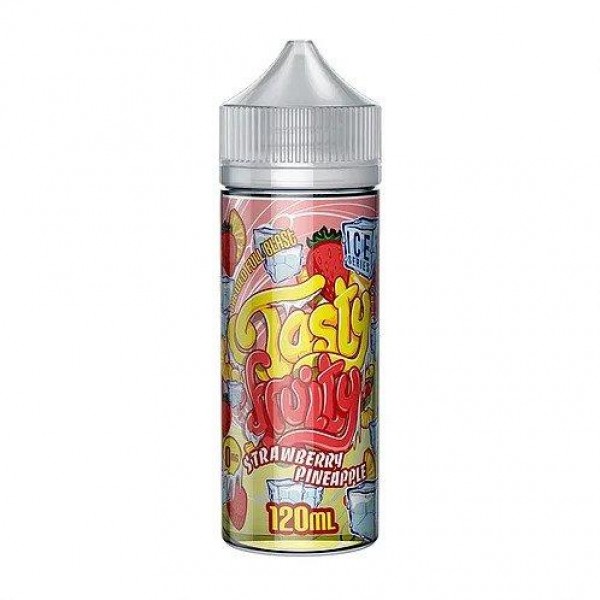 STRAWBERRY PINEAPPLE ICE BY TASTY FRUITY 100ML SHORTFILL E LIQUID 70VG VAPE