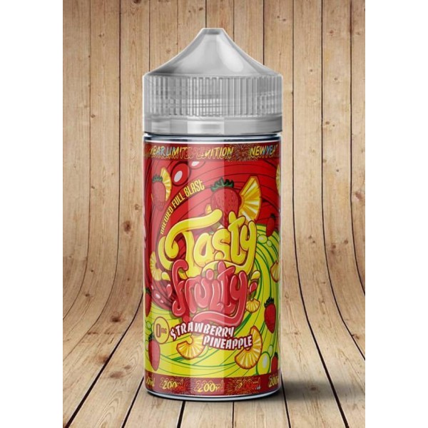 Strawberry Pineapple 200ML 70VG/30PG By Tasty Fruity. Premium E-liquid Vape Juice