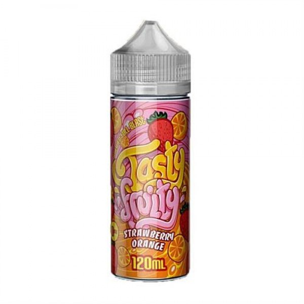 STRAWBERRY ORANGE BY TASTY FRUITY 100ML SHORTFILL E LIQUID 70VG VAPE