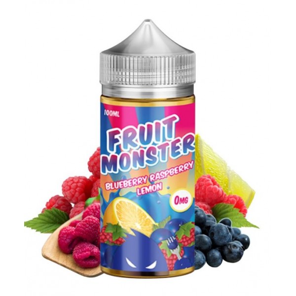 FRUIT MONSTER – BLUEBERRY RASPBERRY LEMON 100ML SHORTFILL E LIQUID 75VG VAPE