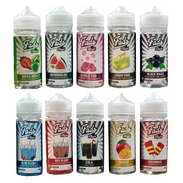 FRUIT MEDLEY - FADS 0MG 80ML SHORTFILL E LIQUID VAPE JUICE 70VG