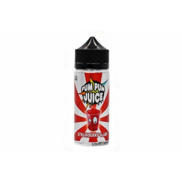 Strawberry Slush by Pum Pum Juice. 0MG 100ML E-liquid. 70VG/30PG Vape Juice