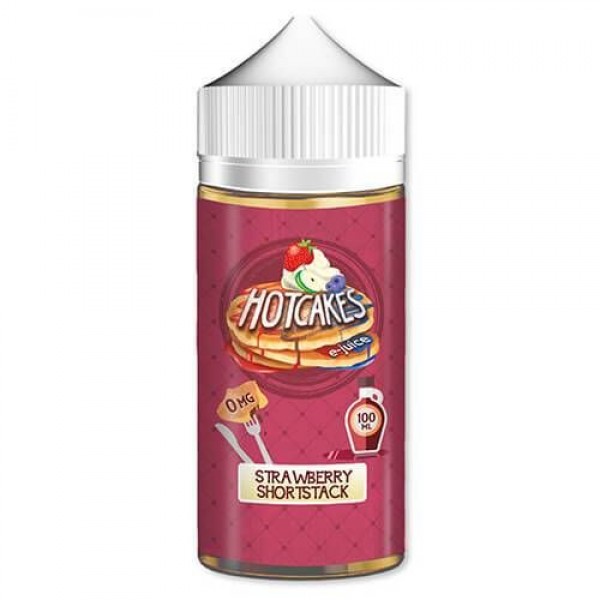 Strawberry Shortstack By Hotcakes 100ML E Liquid 70VG Vape 0MG Juice Short Fill