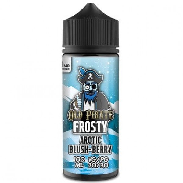 Frosty - Arctic Blush Berry by Old Pirate 100ML E Liquid, 70VG Vape, 0MG Juice, Shortfill