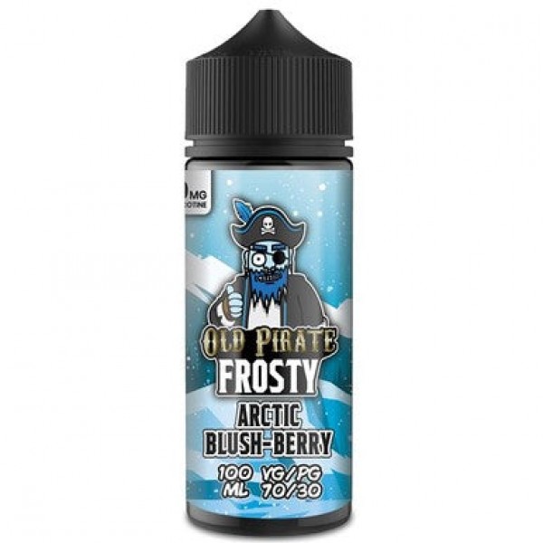 Frosty - Arctic Blush Berry by Old Pirate 100ML E Liquid, 70VG Vape, 0MG Juice, Shortfill