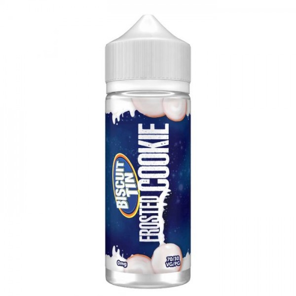 Frosted Cookie By Biscuit Tin 100ML E Liquid 70VG/30PG Vape 0MG Juice Short Fill