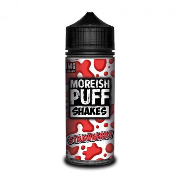 STRAWBERRY – MOREISH PUFF SHAKES 100ML SHORTFILL E LIQUID 70VG VAPE