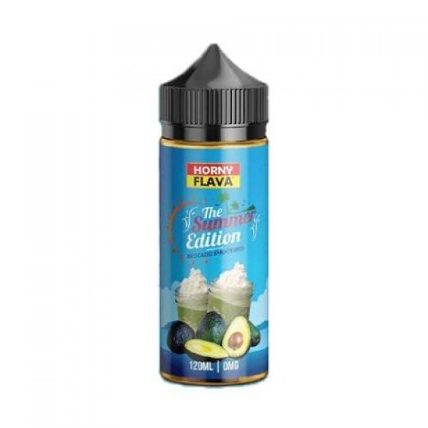 Summer Edition Avocado Smoothies by Horny Flava. 100ML E-liquid, 0MG Vape, 70VG Juice