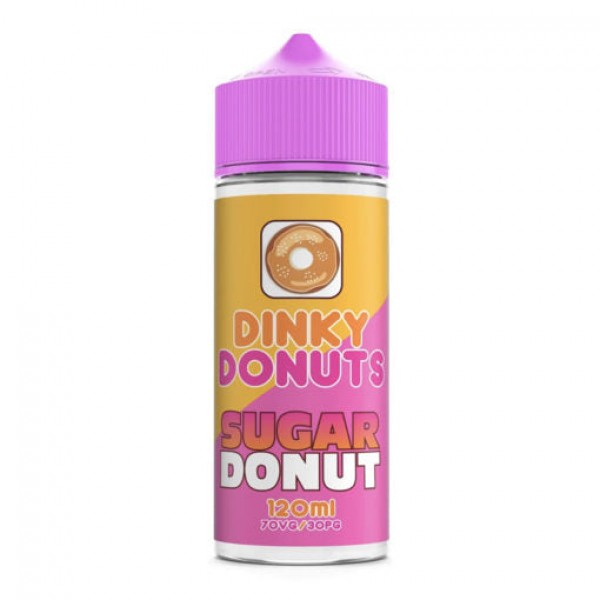 Sugar Donut By Dinky Donuts 100ML E Liquid 70VG Vape 0MG Juice Shortfill