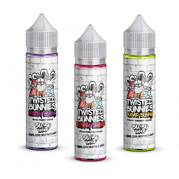 Sugar Bunny By Twisted Bunnies 50ML E Liquid 50VG Vape 0MG Juice