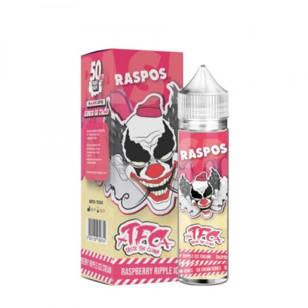 FOG CLOWN ICE CREAM SERIES – RASPOS RASPBERRY RIPPLE 50ML SHORTFILL E LIQUID 70VG VAPE