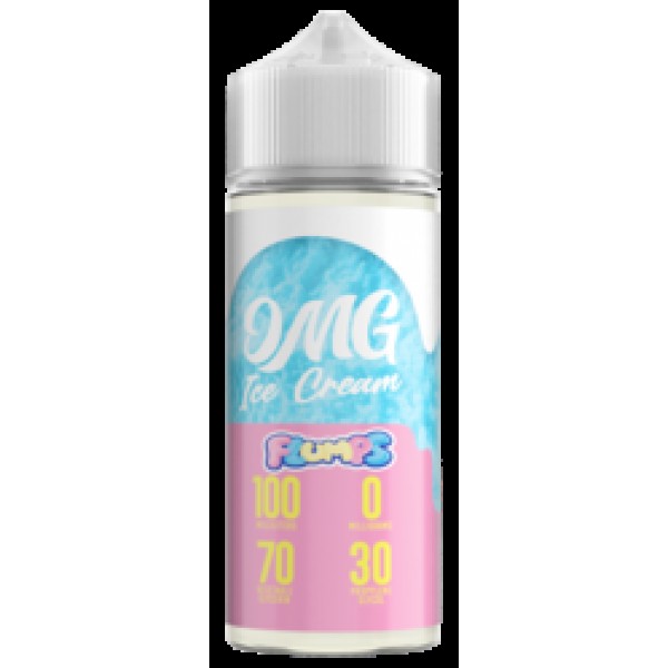 Flumps Ice Cream By OMG 100ML E Liquid 70VG Vape 0MG Juice