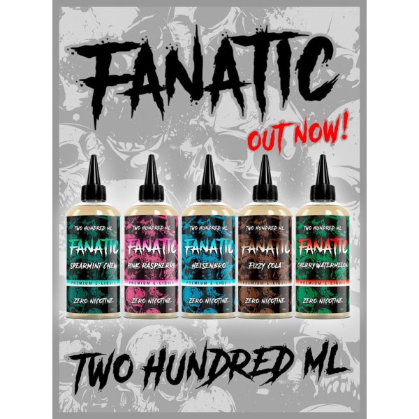 Fizzy Cola By Fanatic 200ML E Liquid 70VG Vape 0MG Juice