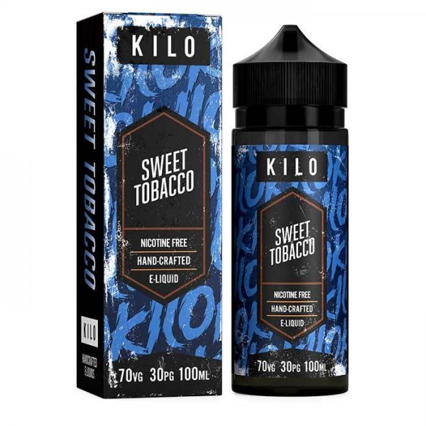 Sweet Tobacco Flavour by Kilo, 100ML E Liquid, 70VG Vape, 0MG Juice