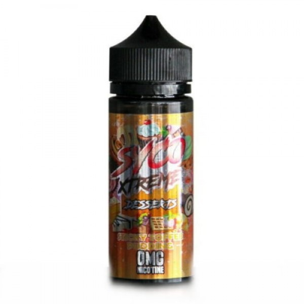 SYCO XTREME DESSERTS STICKY TOFFEE PUDDING 100ML SHORTFILL E LIQUID 80VG VAPE