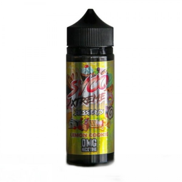 SYCO XTREME DESSERTS LEMON COOKIE 100ML SHORTFILL E LIQUID 80VG VAPE