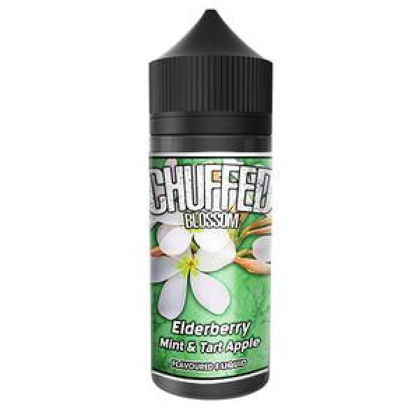 Elderberry, Mint And Tart Apple - Blossom By Chuffed 100ML E Liquid 70VG Vape 0MG Juice