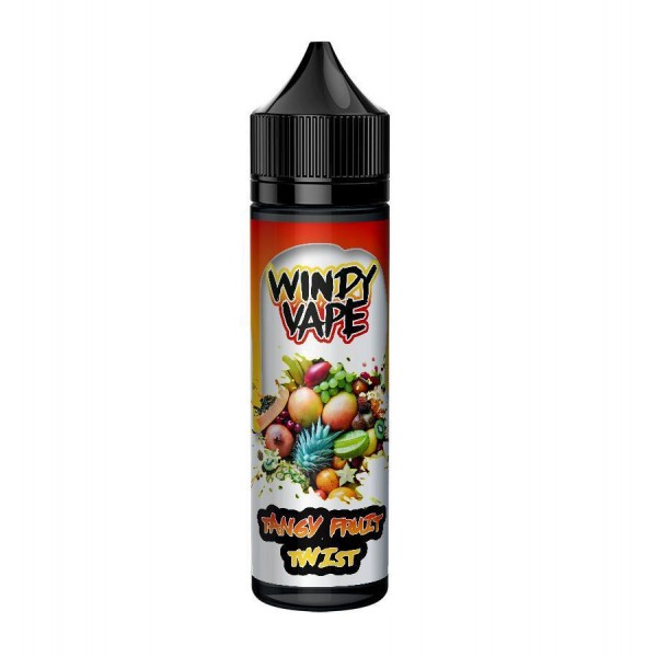 Tangy Fruit Twist by Windy Vape 50ml E Liquid Juice 0mg 80vg 20pg