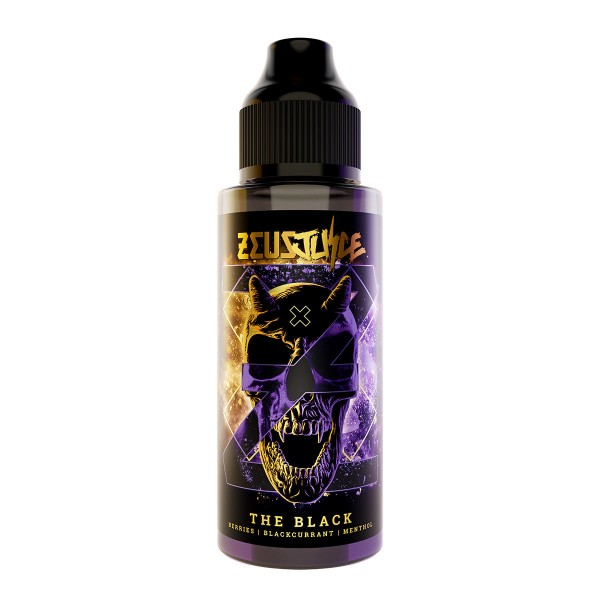 The Black By Zeus Juice 100ML E Liquid 70VG Vape 0MG Juice