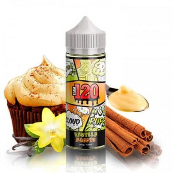 TEAM 120 – VANILLA MUFFIN 100ML SHORTFILL E Liquid 70VG VAPE