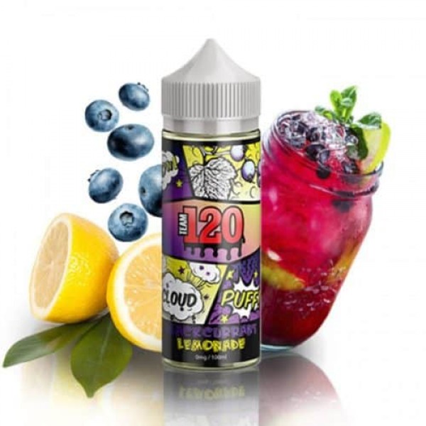 TEAM 120 – BLACKCURRANT LEMONADE 100ML SHORTFILL E Liquid 70VG VAPE